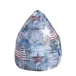 Zitzak BeanBag Americano XL microvezel - Jeansblauw