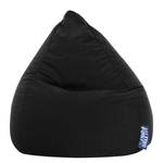 Pouf poire Easy L Microfibre - Noir