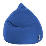 Pouf a sacco Easy XL Microfibra - Blu scuro