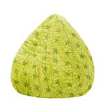 Sitzsack Fluffy Stars Webstoff - Limettengrün - Höhe: 90 cm