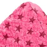 Sitzsack Fluffy Stars Webstoff - Pastellrot - Höhe: 90 cm