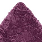 Sitzsack Fluffy XL Webplüsch - Aubergine