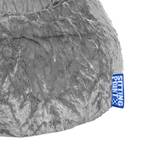 Pouf a sacco Fluffy XL Peluche blu - platino