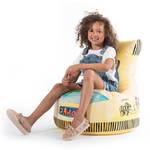 Grand pouf Janosch Little Swing Tissu - Jaune