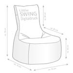 Sitzsack Janosch Little Swing Webstoff - Gelb