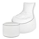 Sitzsack Swing Modo Tap Kunstleder - Weiß