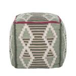 Pouf cube Cahors Laine - Gris