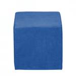 Pouf cubo Fredrik Tessuto blu