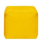 Pouf cubo Scuba Cube Tessuto piatto - Giallo sole