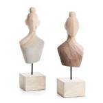 Statuettes AYSHA (lot de 2) Manguier massif