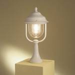 Sokkellamp Parma aluminium/glas 1 lichtbron