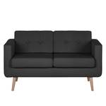 Sofa Croom I (2-Sitzer) Webstoff Polia: Dunkelgrau