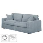 Canapé Alvito I (3 places) Textile - Bleu Gris