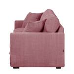 Canapé Alvito I (3 places) Textile - Rouge pastel