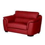 Sofa Alzira (2-Sitzer) Echtleder Rot