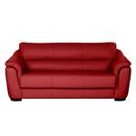 Sofa Alzira (3-Sitzer) Echtleder Rot