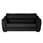 Sofa Alzira (3-Sitzer) Echtleder Schwarz