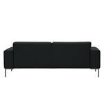 Sofa Ampio (3-Sitzer) Webstoff Stoff Floreana: Anthrazit - Grau