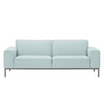 Sofa Ampio (3-Sitzer) Webstoff Stoff Floreana: Mintgrün - Grau