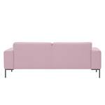 Sofa Ampio (3-Sitzer) Webstoff Stoff Floreana: Rosa - Grau