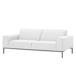 Sofa Ampio (3-Sitzer) Webstoff Stoff Floreana: Weiß - Grau