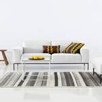 Sofa Ampio (3-Sitzer) Webstoff Stoff Floreana: Weiß - Grau