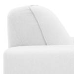 Sofa Ampio (3-Sitzer) Webstoff Stoff Floreana: Weiß - Grau