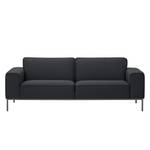 Sofa Ampio (3-Sitzer) Webstoff Stoff Naya: Anthrazit - Grau