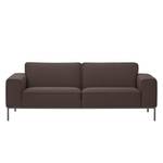 Sofa Ampio (3-Sitzer) Webstoff Stoff Naya: Braun - Grau