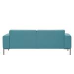 Sofa Ampio (3-Sitzer) Webstoff Stoff Naya: Türkis - Grau