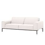 Sofa Ampio (3-Sitzer) Webstoff Stoff Floreana: Beige - Schwarz