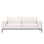 Sofa Ampio (3-Sitzer) Webstoff Stoff Floreana: Beige - Schwarz