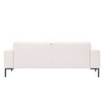 Sofa Ampio (3-Sitzer) Webstoff Stoff Floreana: Beige - Schwarz