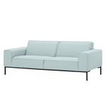 Sofa Ampio (3-Sitzer) Webstoff Stoff Floreana: Mintgrün - Schwarz