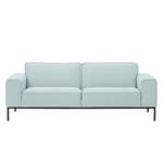 Sofa Ampio (3-Sitzer) Webstoff Stoff Floreana: Mintgrün - Schwarz