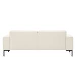 Sofa Ampio (3-Sitzer) Webstoff Stoff Naya: Hellbeige - Schwarz