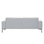 Sofa Ampio Duo (3-Sitzer) Webstoff Stoff Floreana: Hellgrau - Grau