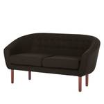 Sofa Anna (2-Sitzer) Webstoff Braun