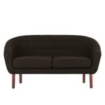 Sofa Anna (2-Sitzer) Webstoff Braun