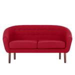 Canapé Anna (2 places) Textile - Rouge foncé