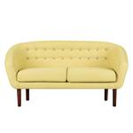 Sofa Anna (2-Sitzer) Webstoff Stoff Meda: Gelb