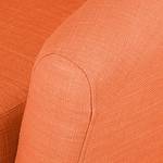 Sofa Anna (2-Sitzer) Webstoff Stoff Meda: Orange