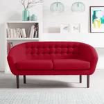 Canapé Anna (2 places) Textile - Rouge