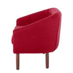 Canapé Anna (2 places) Textile - Rouge