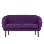 Sofa Anna (2-Sitzer) Webstoff Violett