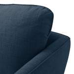 Sofa Argoon (3-Sitzer) Webstoff Füße Blau - Dunkelblau