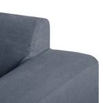 Sofa Ashton (2-Sitzer) Baumwollstoff Baumwollstoff - Blau