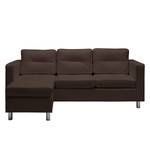 Sofa Wyke II (3-Sitzer mit Hocker) Kunstleder - Mokka