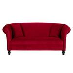 Sofa Aviva (2-Sitzer) Microfaser Rot