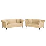 Sofa Aviva (3-Sitzer) Microfaser Microfaser - Beige